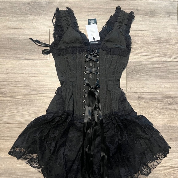 Daisy Corset gothic corset lace dress - Picture 5 of 7